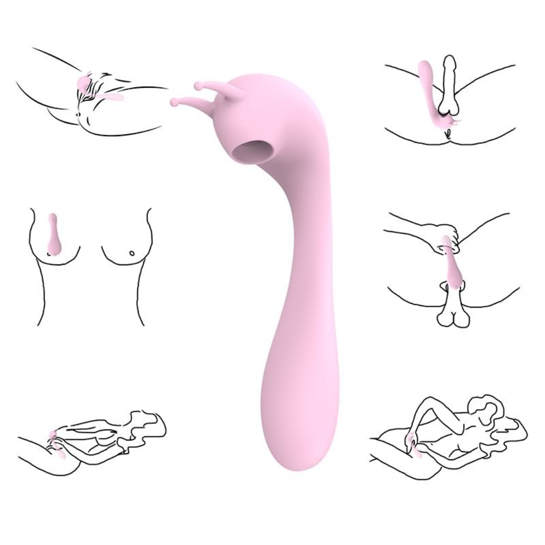 Vibrador Succionador de Clítoris y Estimulador XXOO
