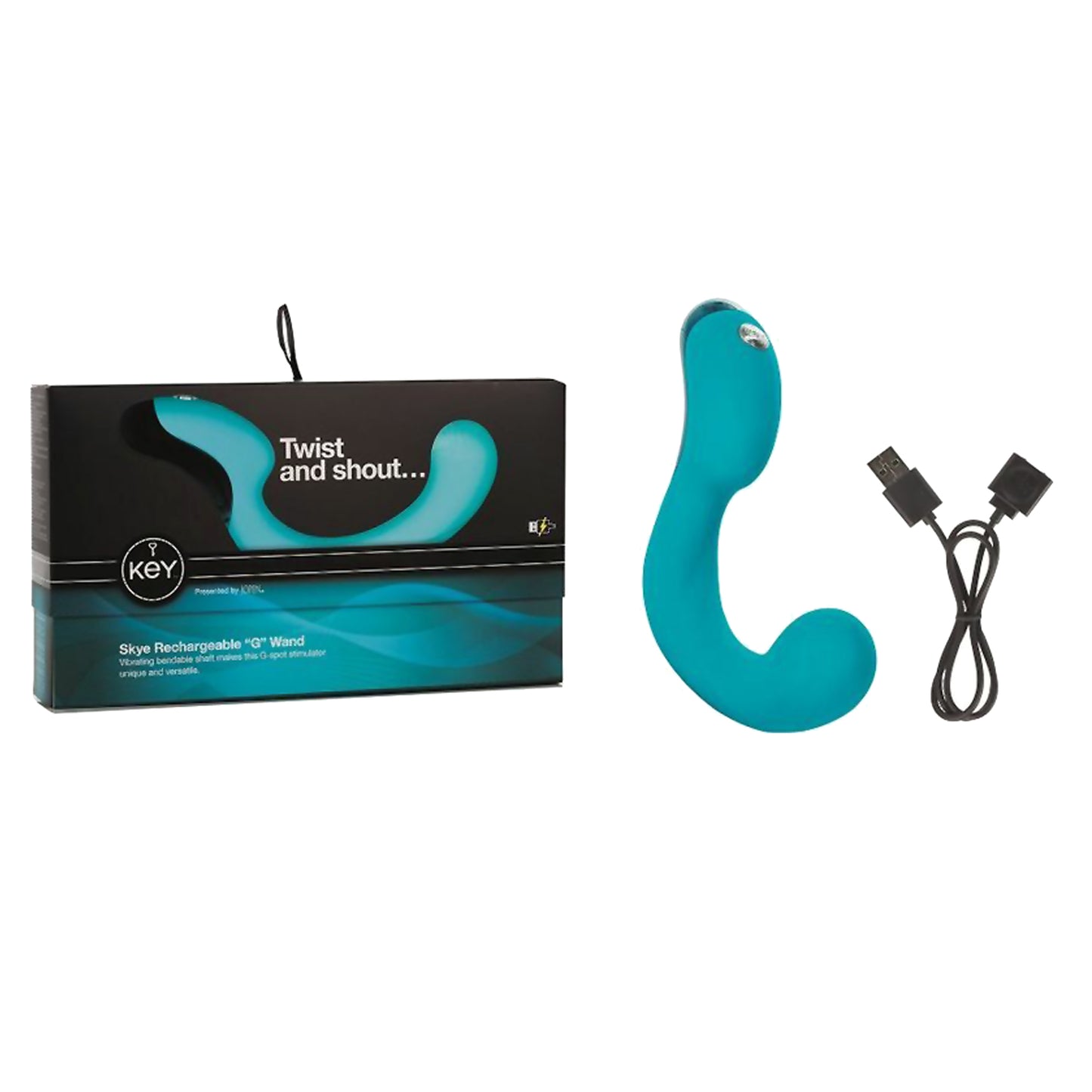 Vibrador Masajeador Punto G Estimulador Flexible Suave Skye