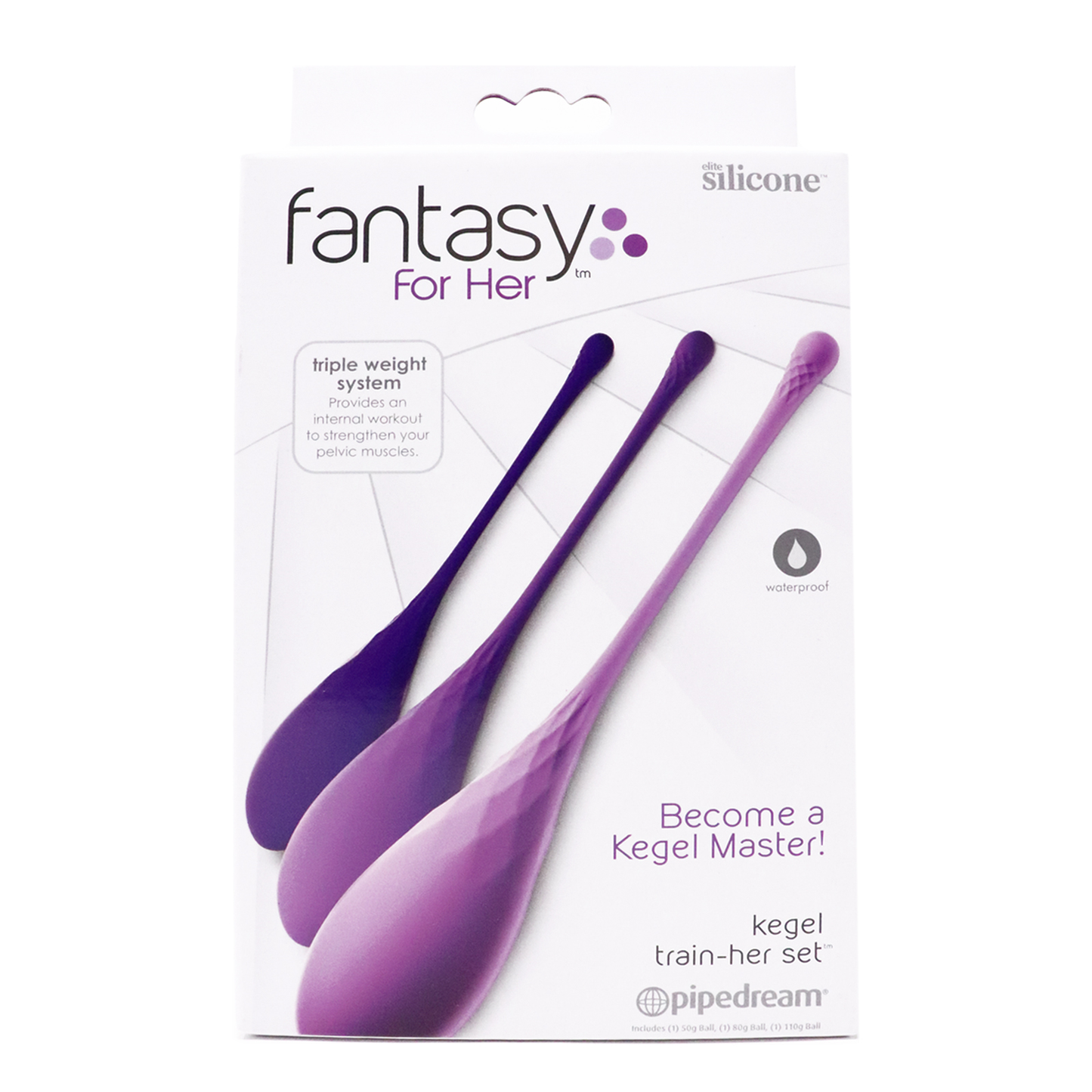 Set bolas Kegel para fortalecimiento pélvico Fantasy for her