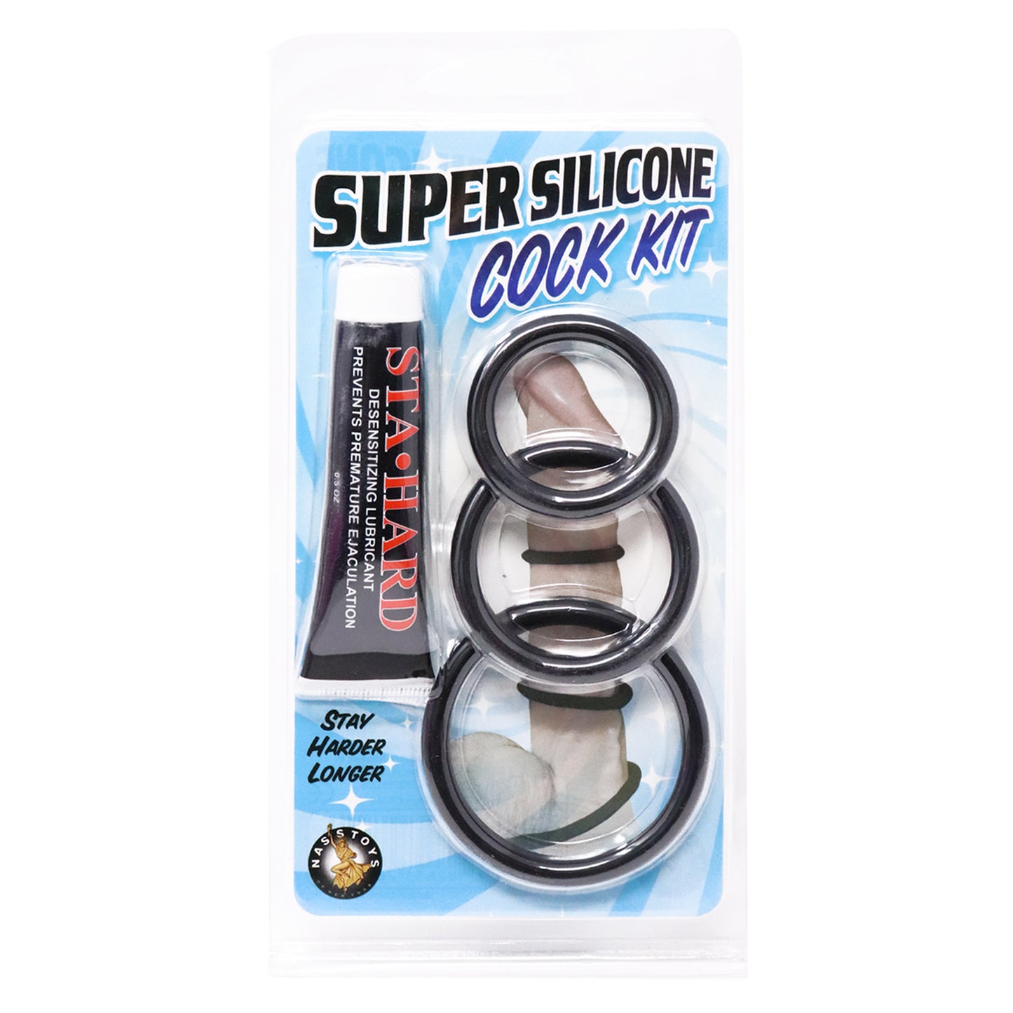 Kit Anillos para Pene Impermeables Lubba