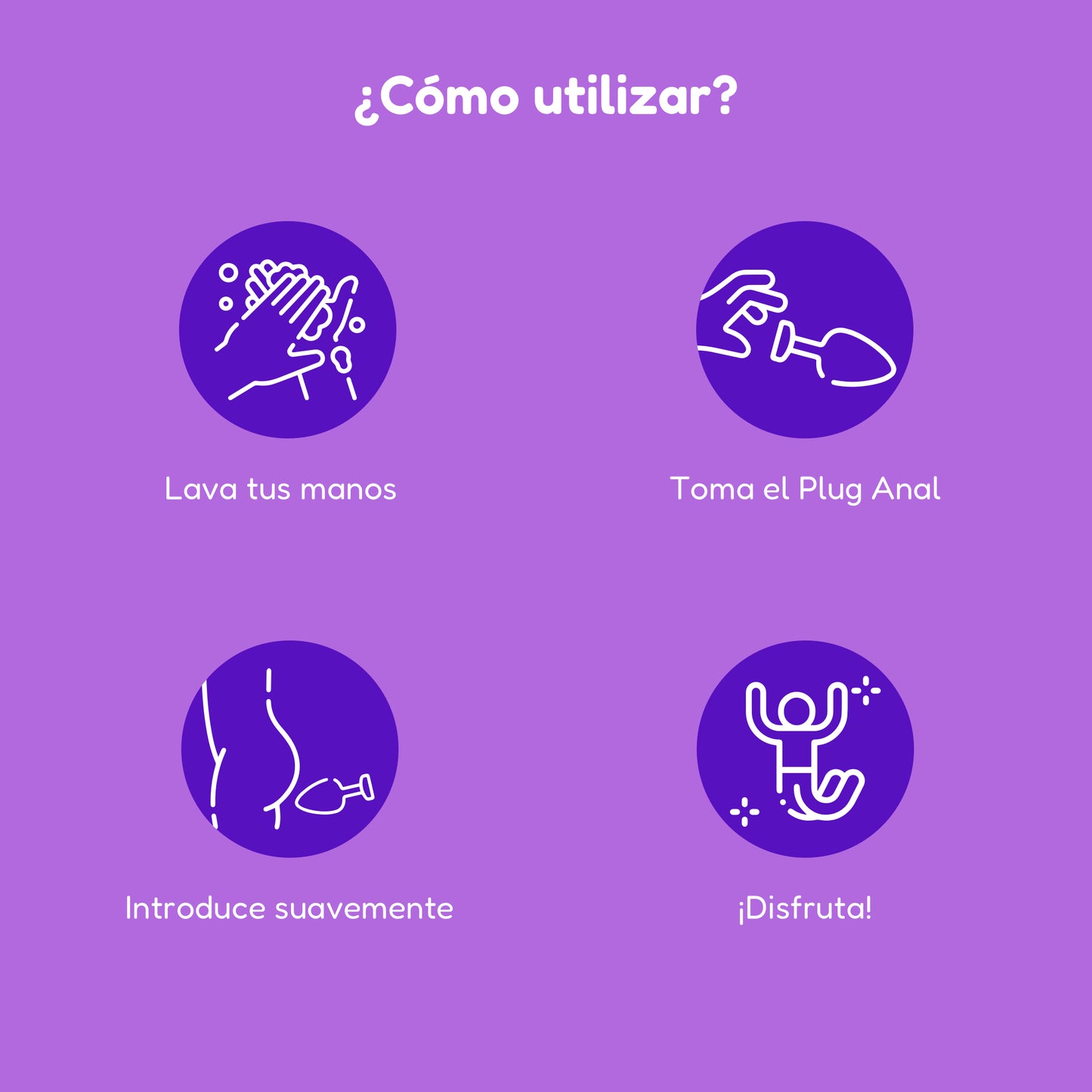 Plug Anal Estimulador Texturizado Multicolor Silicona Cheeky