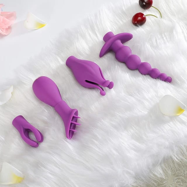 Bala Vibradora Potente 4 Fundas Intercambiables