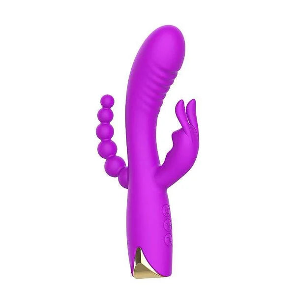 Vibrador Hooping Bunny Doble Motor Silicon Recargable