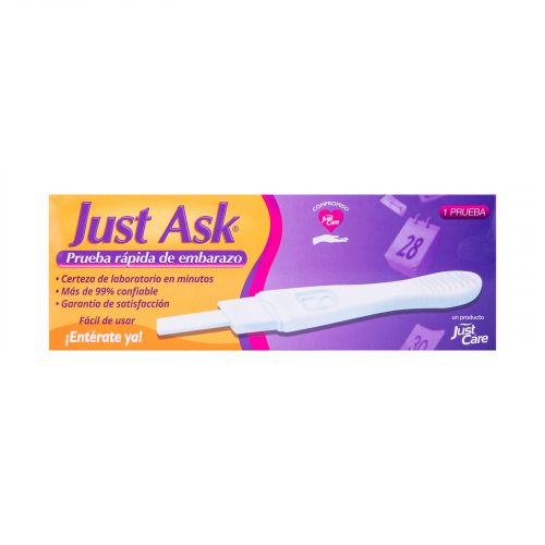 Just Ask Prueba Rápida de Embarazo