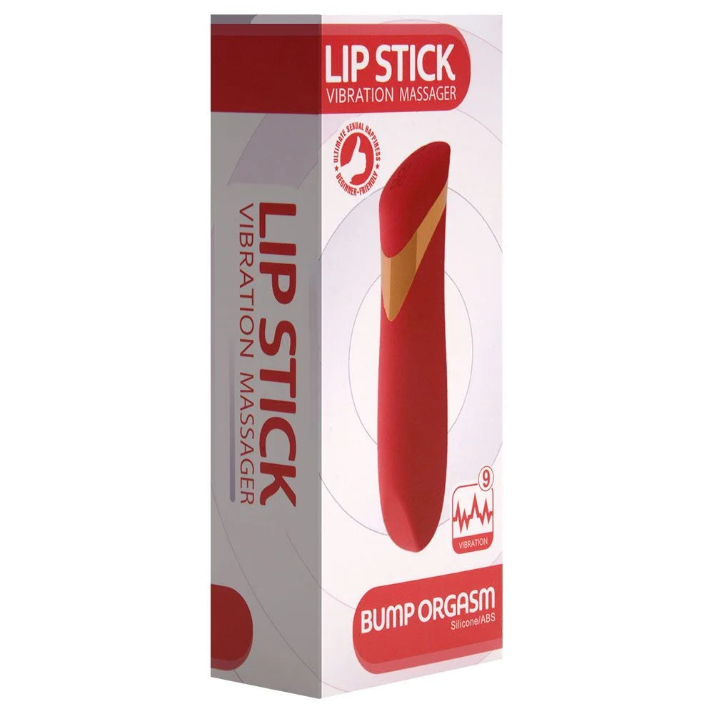 Vibrador Tipo Labial Discreto Recargable 9 Modos