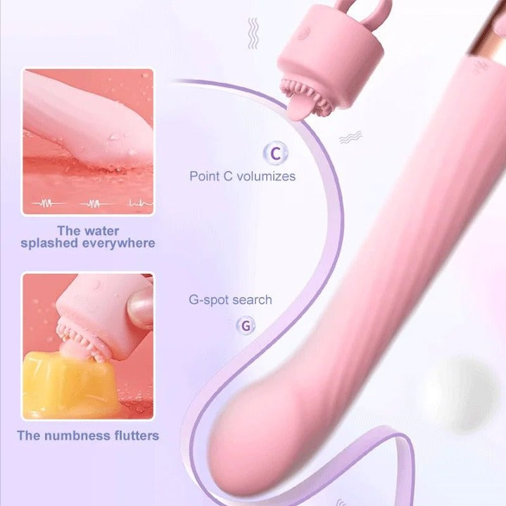 Vibrador Termico Estimulador Lengua Recargable