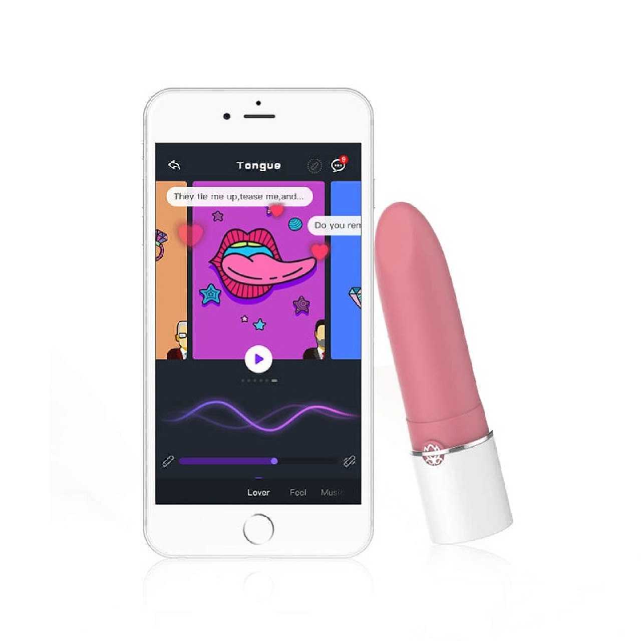 Vibrador Bala Discreta Labial App Magic Motion Magic Lotos