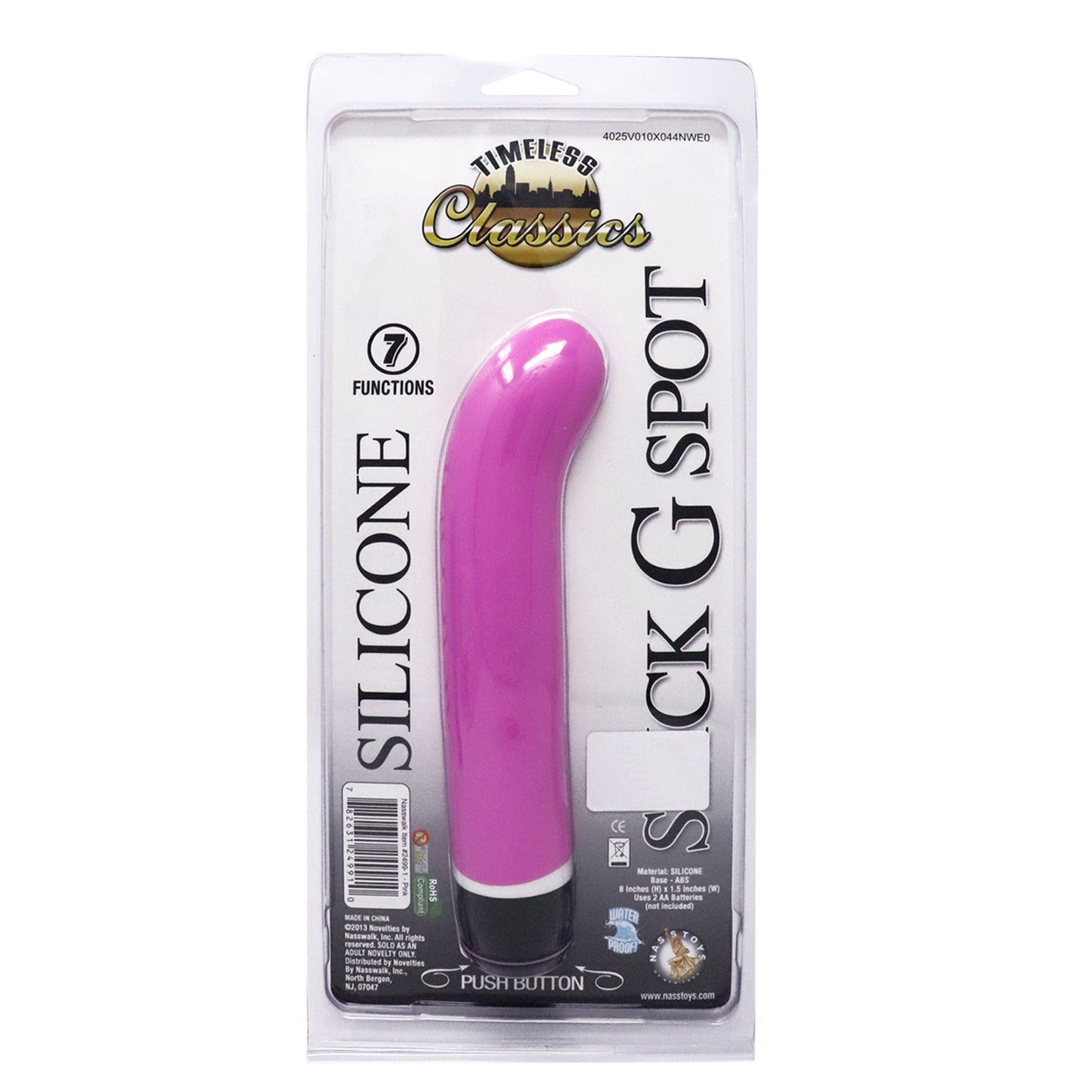 Consolador Vibrador Resbaladizo 7 Funciones Punto G Timeless