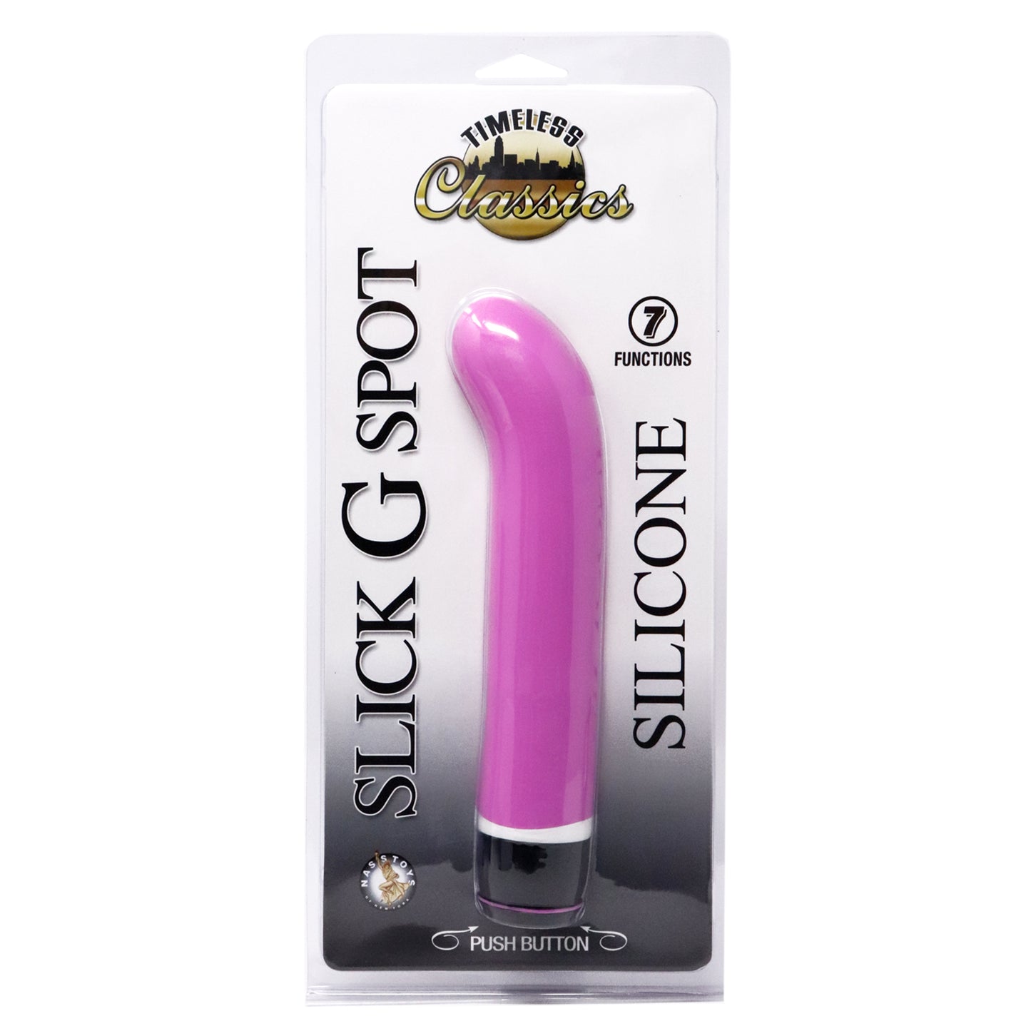 Consolador Vibrador Resbaladizo 7 Funciones Punto G Timeless