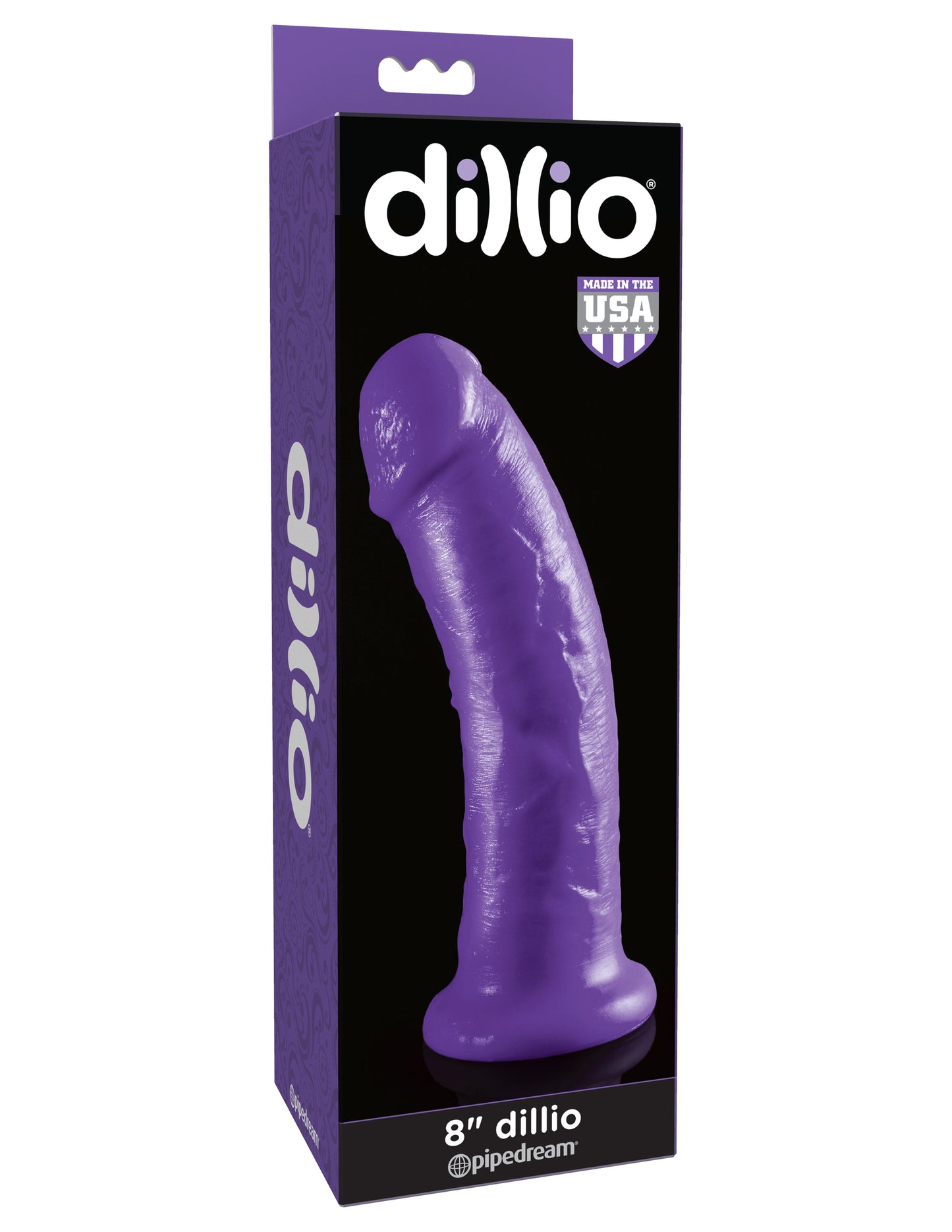 Dildo Consolador Dillio 8″ Purple Anal Vaginal Estimulador