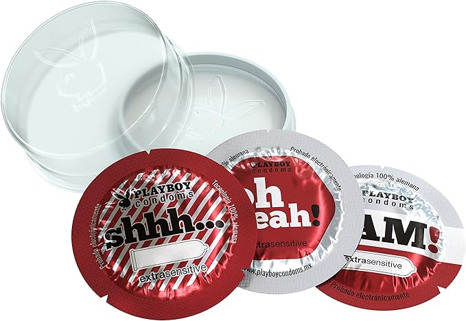 Condones de Látex Playboy Extra Sensitive 3 piezas