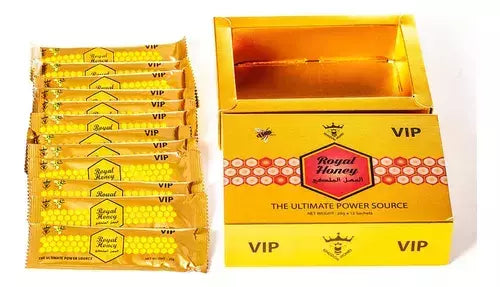 Miel Magica Royal Honey Vip para Hombre 12 Sachets