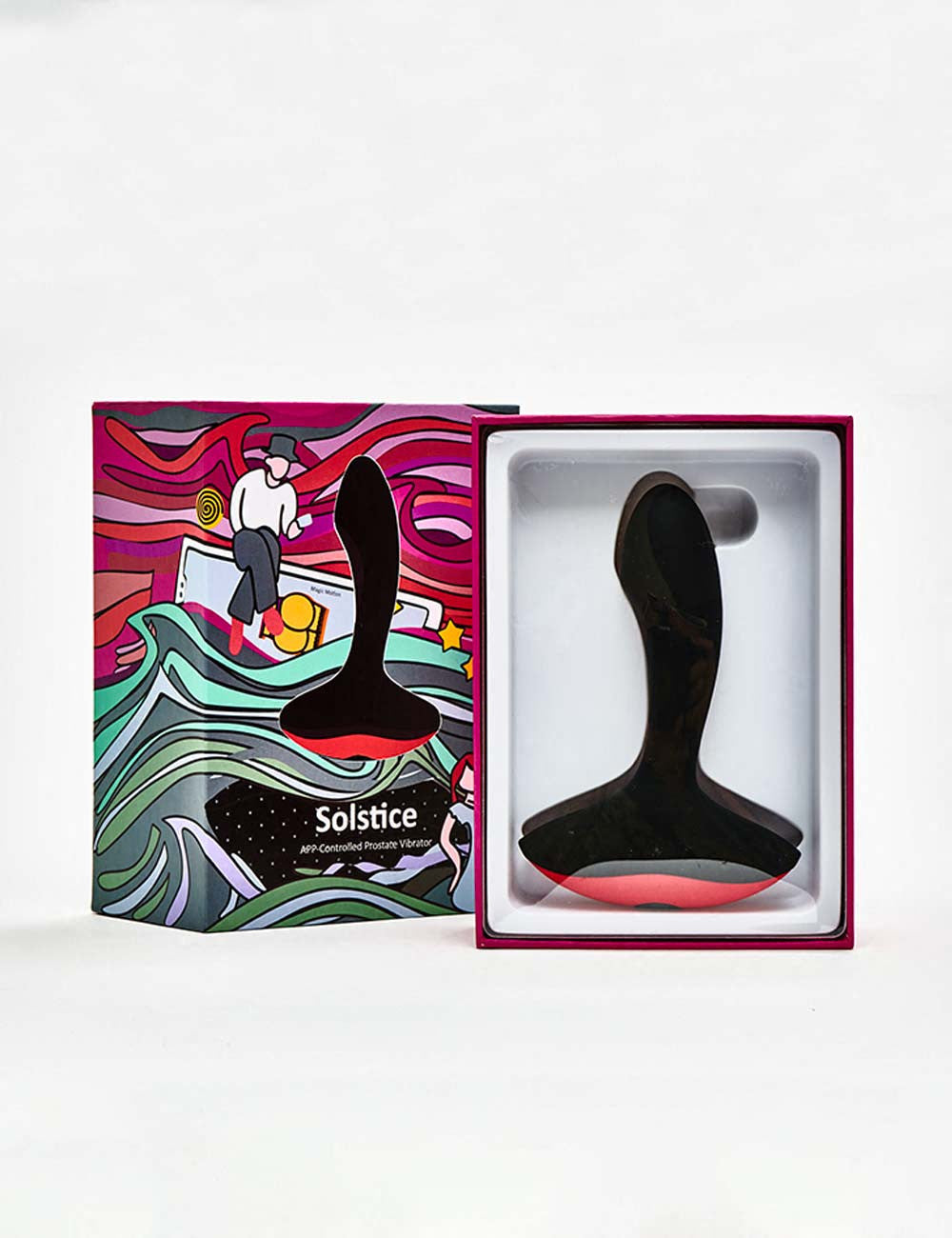 Vibrador de Prostata Masajeador Anal Control App Solstice