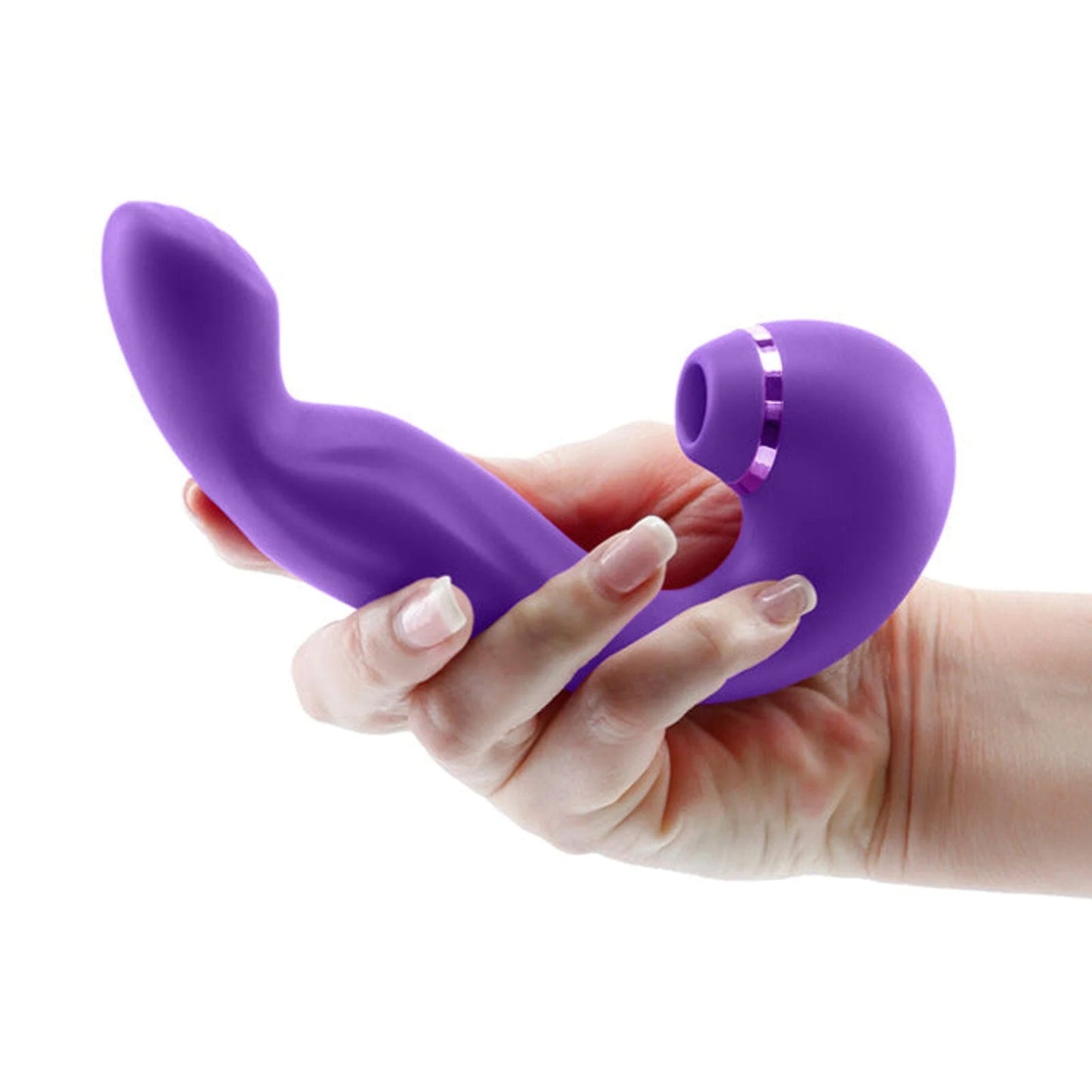 Vibrador con Succionador de Clitoris Punto G Recargable Inya