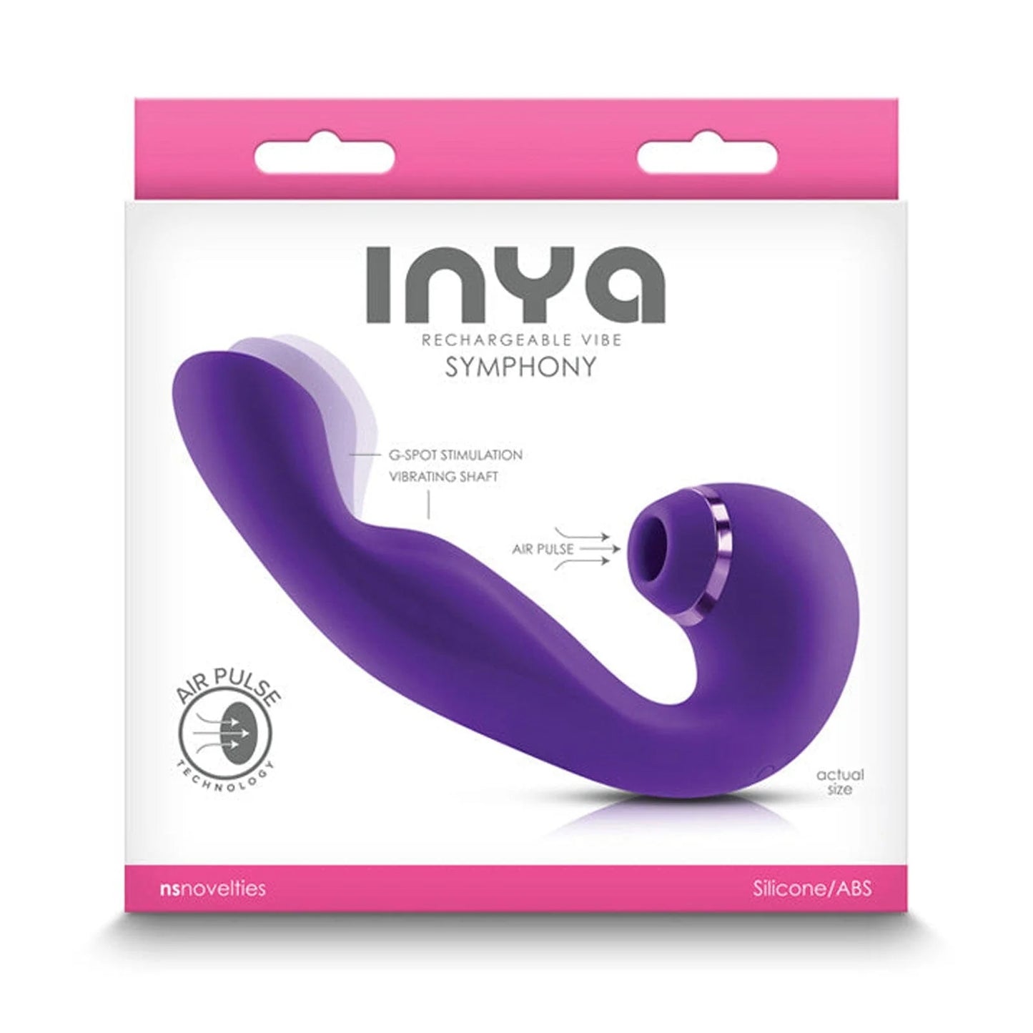 Vibrador con Succionador de Clitoris Punto G Recargable Inya