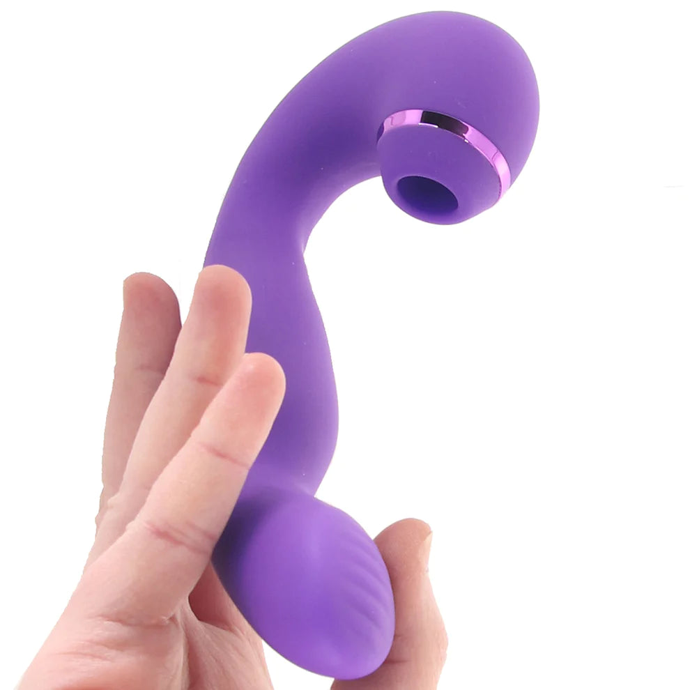 Vibrador con Succionador de Clitoris Punto G Recargable Inya