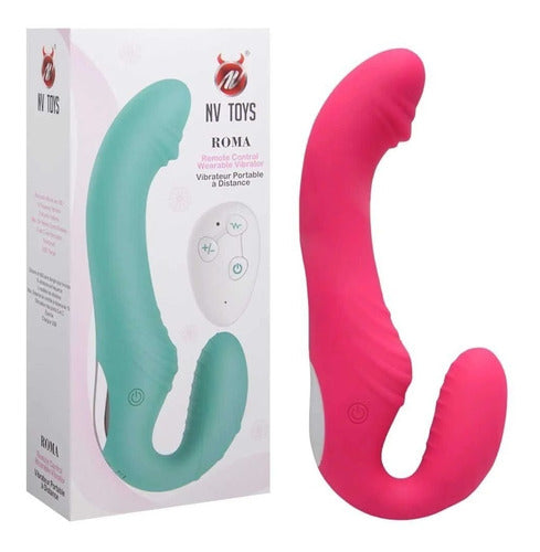 Vibrador Arnés Strapless a Control Remoto Roma Nv toys