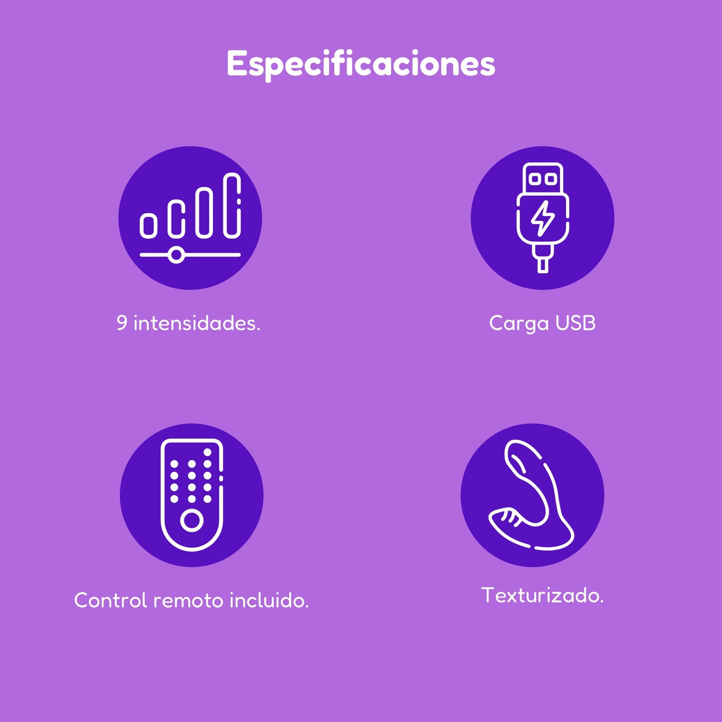 Vibrador Doble Penetración Arnes Strap On Control Remoto