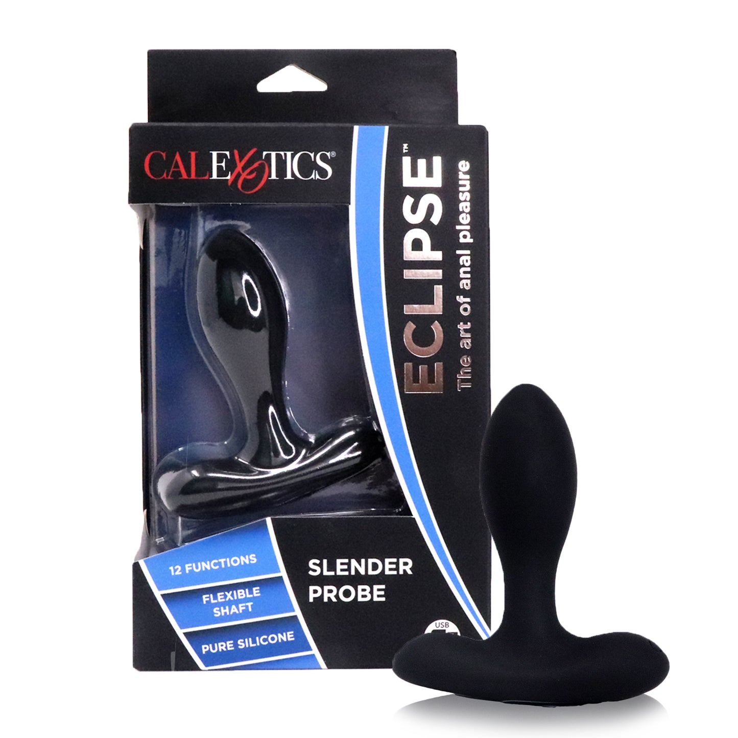 Tapon Plug Vibrador 12 Movimientos Recargable Slender Probe
