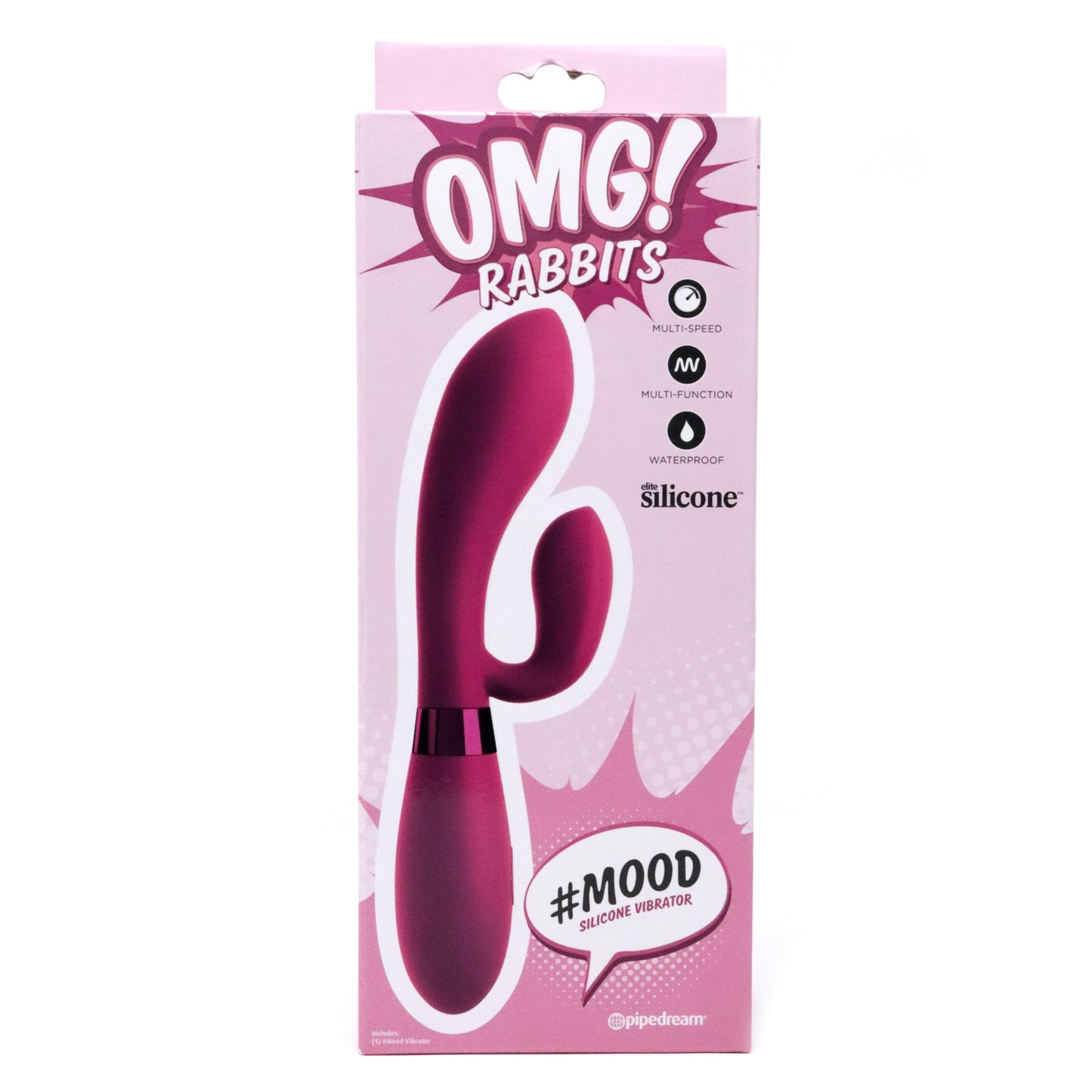 Vibrador Consolador Conejo 10 Velocidades Silicona