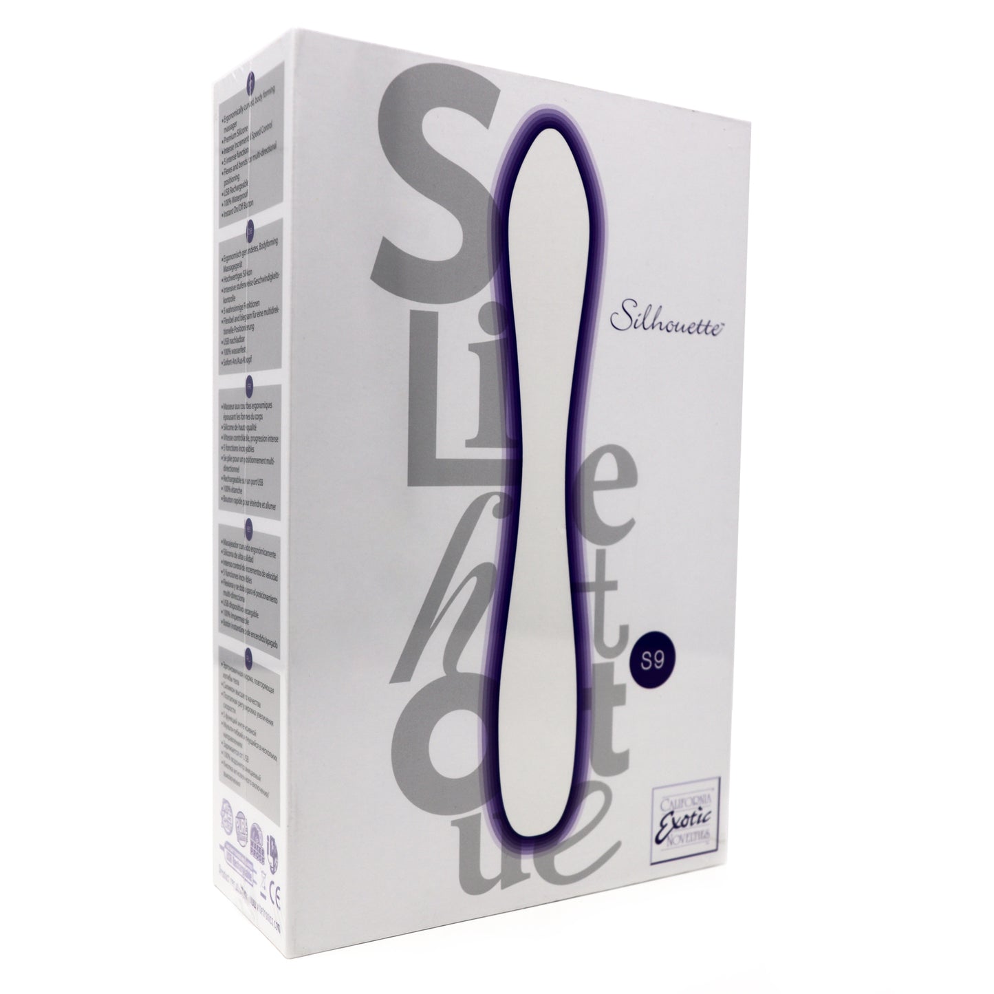 Vibrador Estimulador Dual Recargable Purpura Silhouette S9