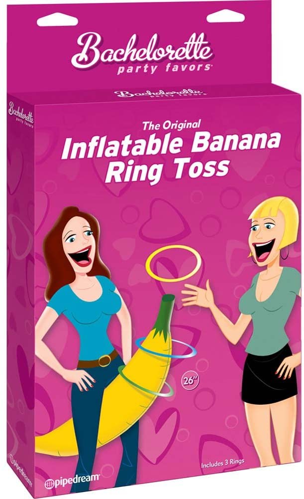 Juego de Aros Banana Inflable Despedida de Soltera Party