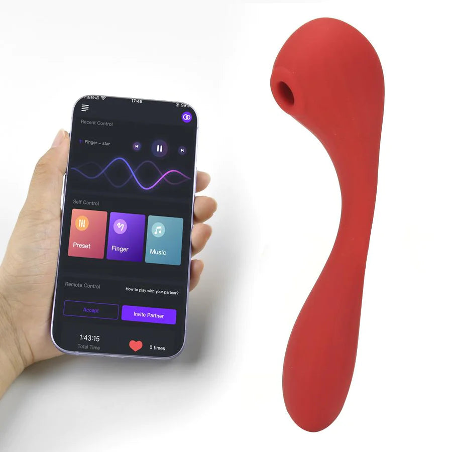 Estimulador Clitorial y Vibrador Punto G con APP Magic Bobi