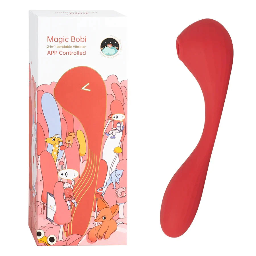 Estimulador Clitorial y Vibrador Punto G con APP Magic Bobi