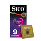 Sico Condones Preservativo Climax Mutuo 9 piezas
