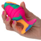 Plug Anal Estimulador Texturizado Multicolor Silicona Cheeky