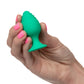 Set Plug Tapon Anal Estimulador Texturizado Silicona Cheeky