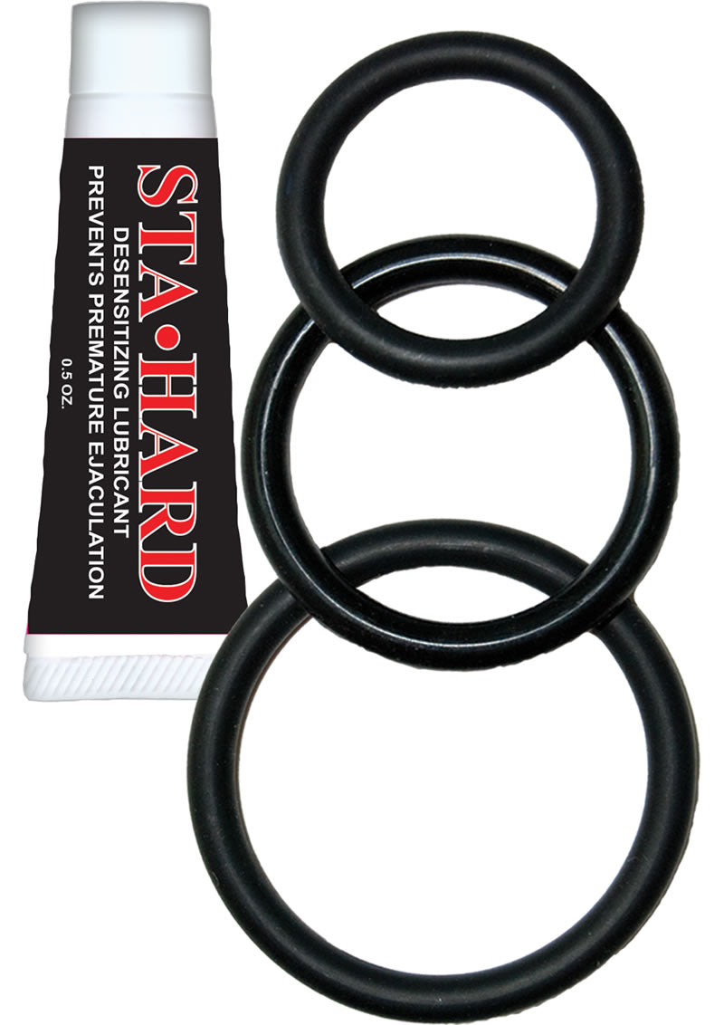 Kit Anillos para Pene Impermeables Lubba