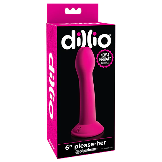 Dildo Dillio 6″ Please Her Pink Anal Vaginal Consolador