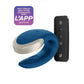 Vibrador de parejas 2 motores Azul Satisfyer Double Love