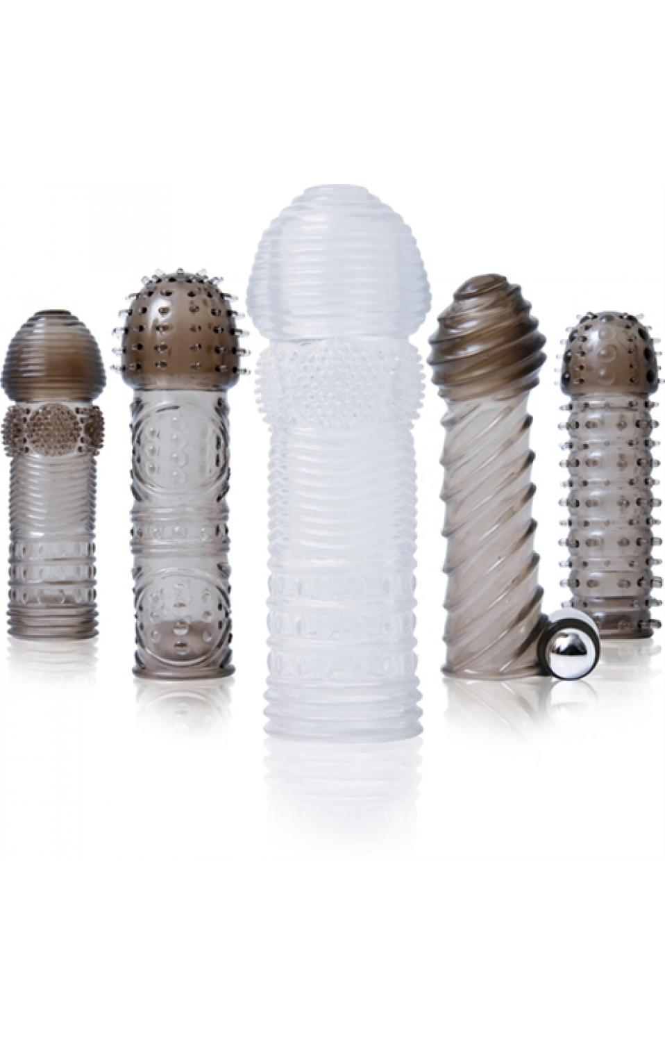 Kit Funda Vibradora Texturizada Pene Adam & Eve