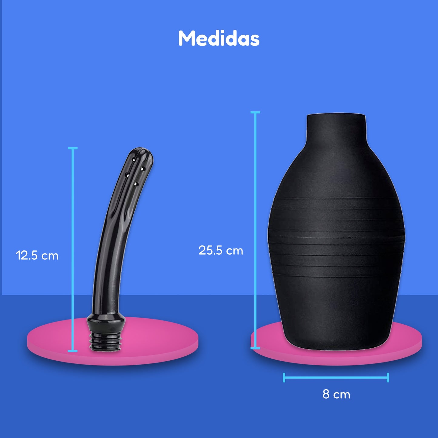 Enema De Gran Capacidad Para Limpieza Anal/Vaginal 310 Ml