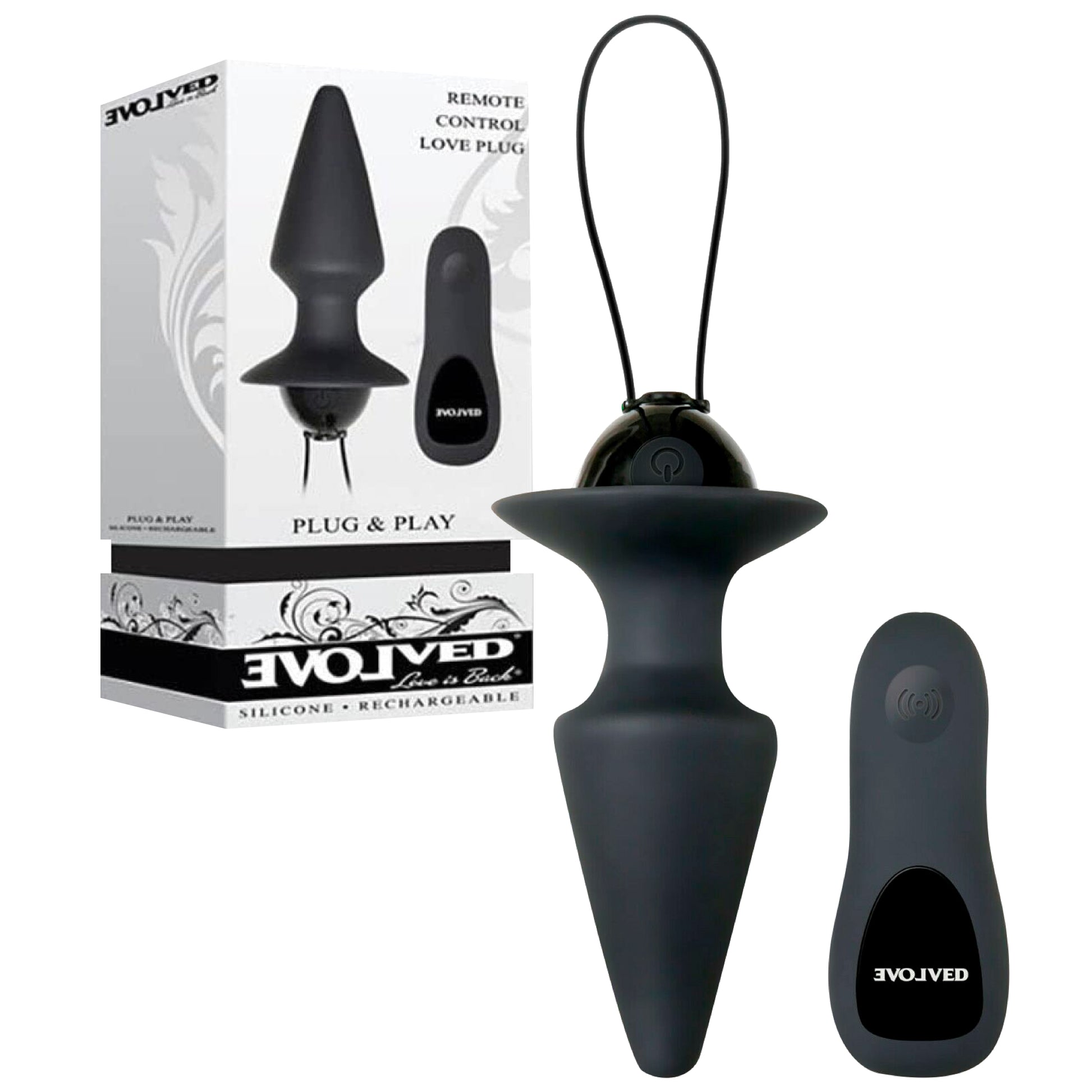 Plug Vibrador Tapon Anal Control Remoto 7 niveles Evolved Lubba - Juguetes para adultos Plug Vibrador Tapon Anal Control Remoto 7 niveles Evolved Lubba - Juguetes para adultos