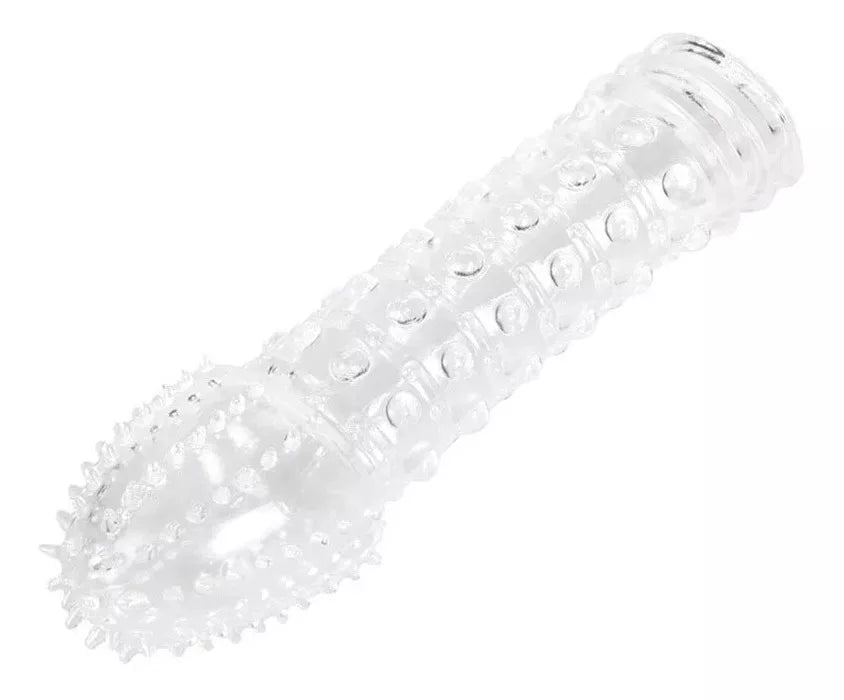 Extension de pene funda texturizada estimulador