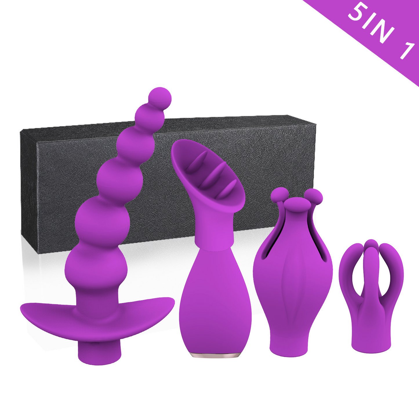 Bala Vibradora Potente 4 Fundas Intercambiables