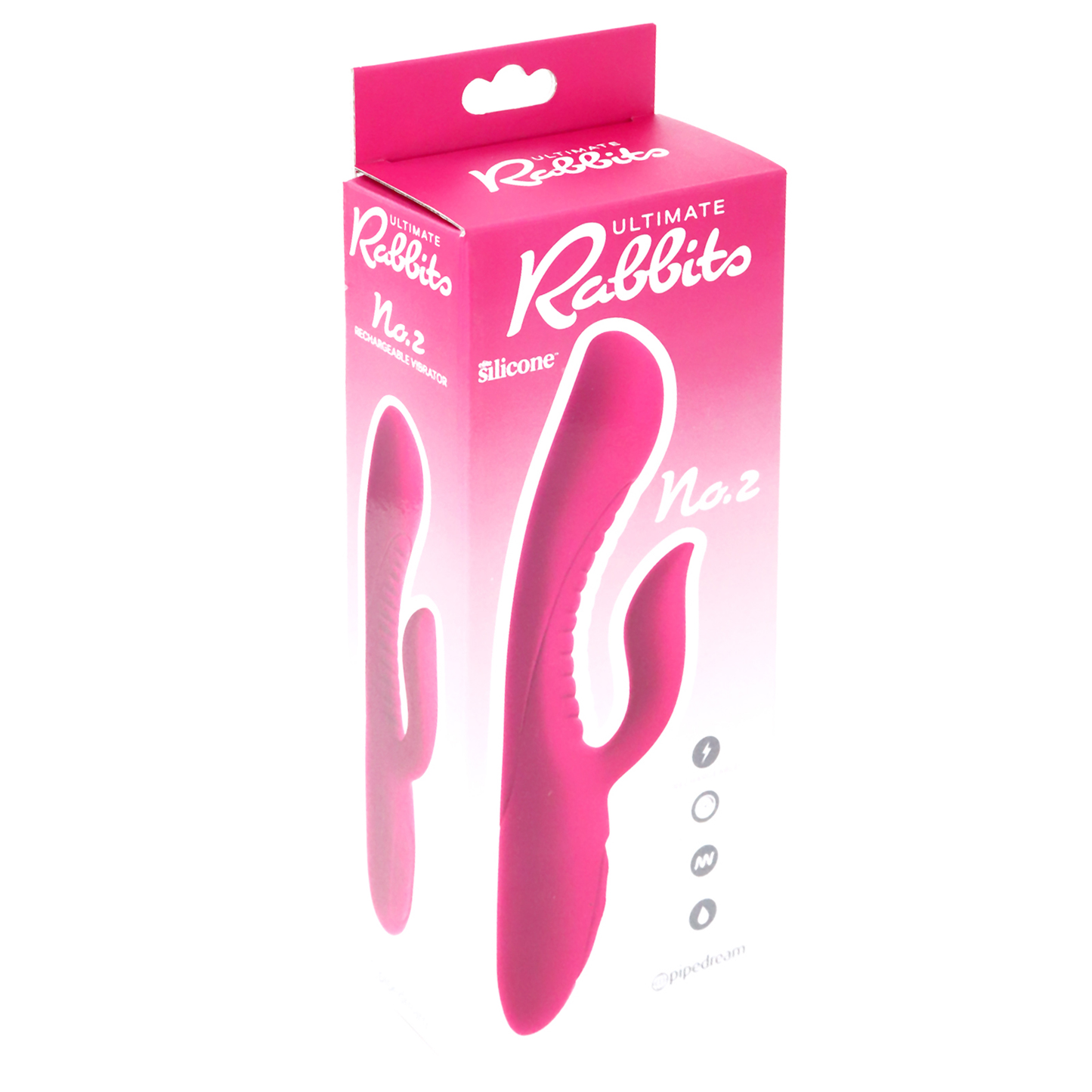 Vibrador Dual Recargable 9 Modos de Estimulación Rabbits