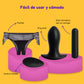 Vibrador Plug Bala 10 Funciones Panty Encaje Control Remoto