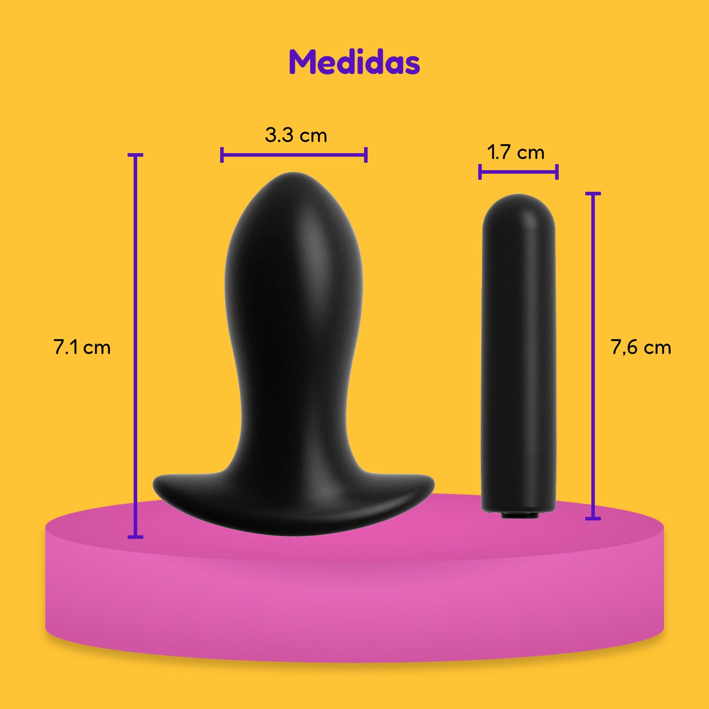 Vibrador Plug Bala 10 Funciones Panty Encaje Control Remoto