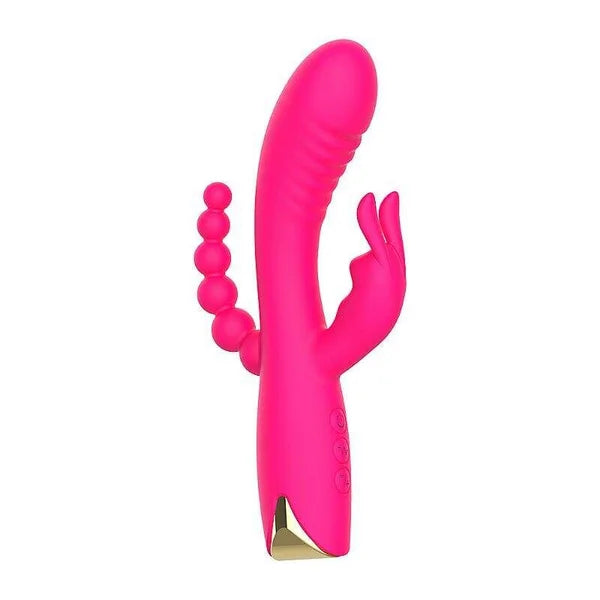Vibrador Hooping Bunny Doble Motor Silicon Recargable