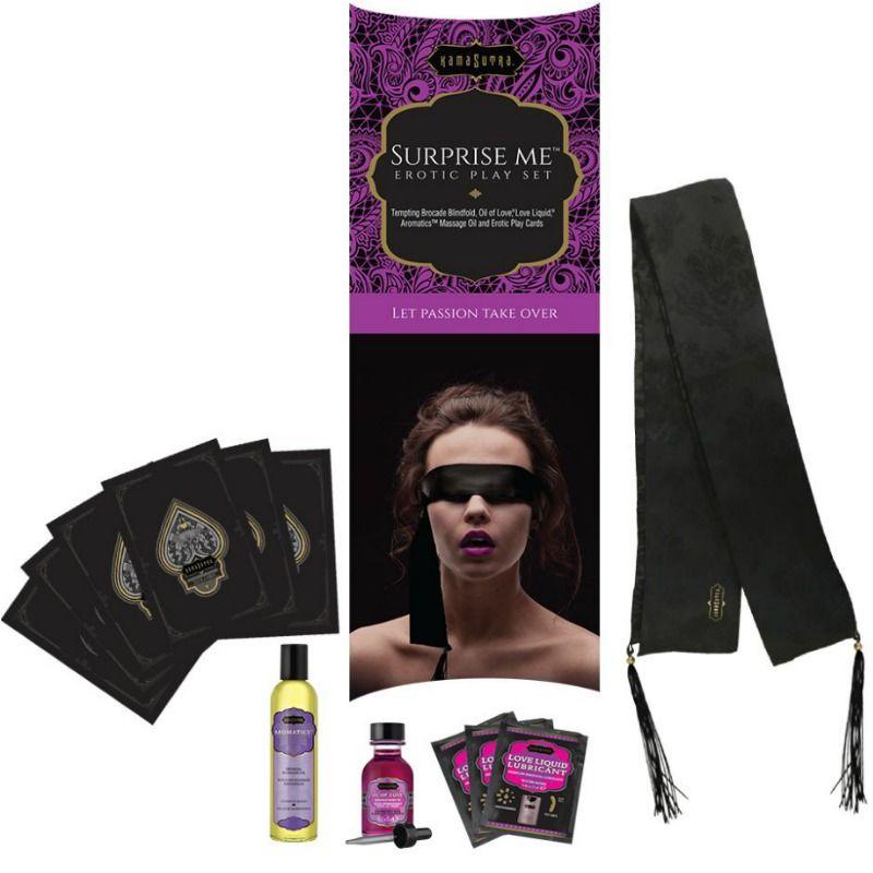 KAMASUTRA Kit erótico Surprise Me Erotic Playset