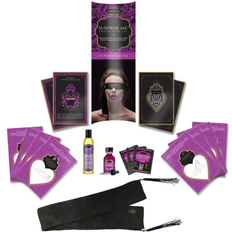KAMASUTRA Kit erótico Surprise Me Erotic Playset