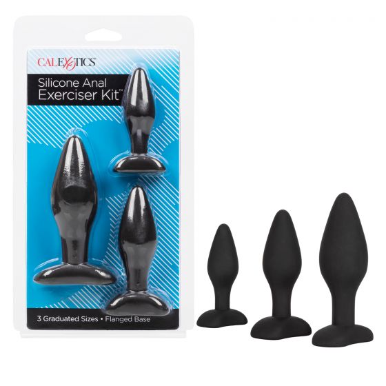 Set Plug Estimulador Gradual para Ejercicio Anal Silicona