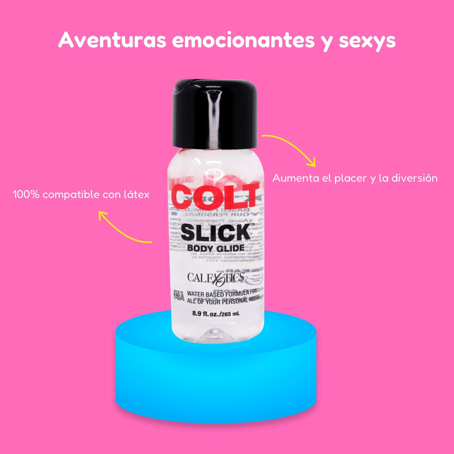 Lubricante  Resbaladizo Base Agua Colt Slick 265ml
