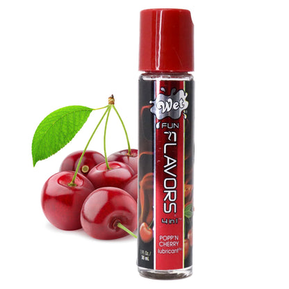 Lubricante 4 en 1 sabor Cereza Explosiva Wet