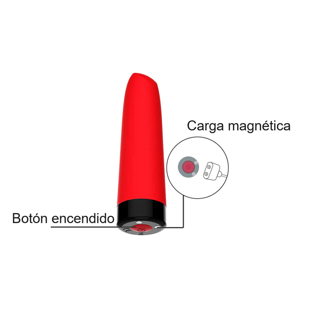 Vibrador Bala Discreta Labial por App Magic Awaken
