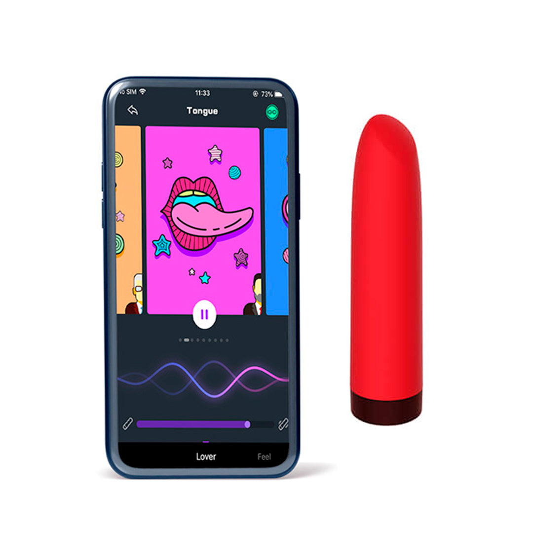 Vibrador Bala Discreta Labial por App Magic Awaken